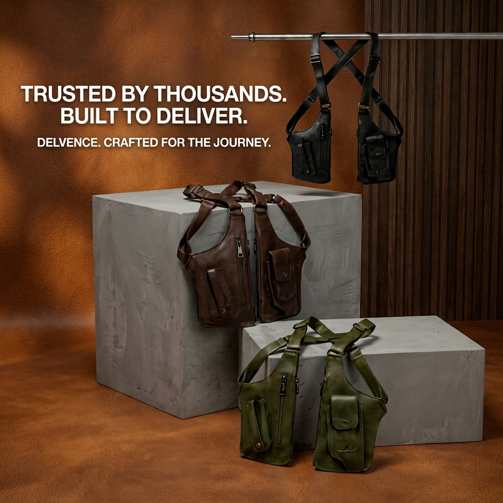 DELVENCE™ Premium Leather Shoulder Bag