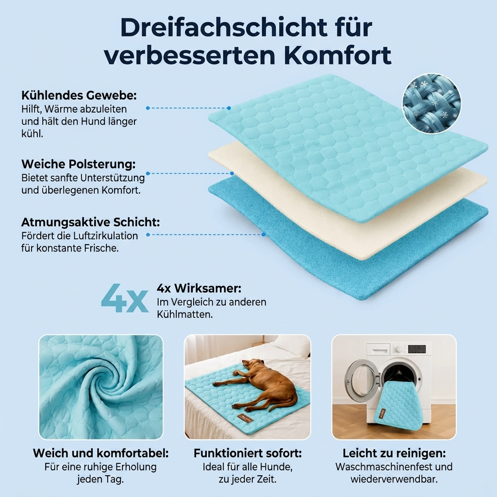 Delvence Kühlmatte (2 für 1)